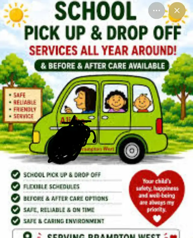 school drop off and pickup service 