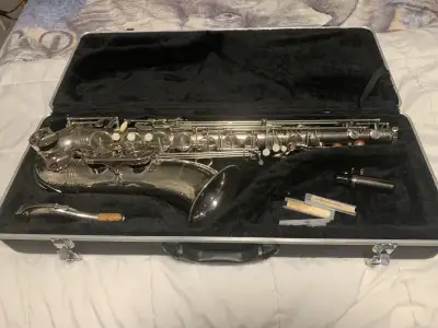 Broadway Saxaphone and case, View more