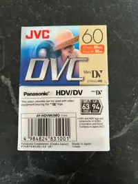 2 DV Tapes. Sealed 