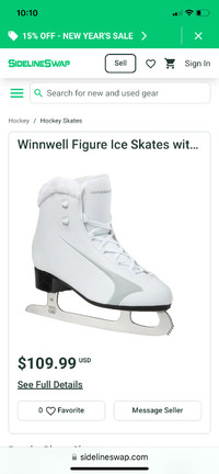 Winnwell size 8 girls ice skates