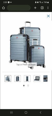 Brand new in box Swiss Gear Hardside Expandable luggage set