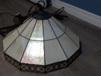 stained glass hanging lamp