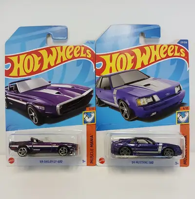 '69 Shelby GT-500 & '84 Mustang SVO 2022 Hot Wheels Muscle Mania, View more