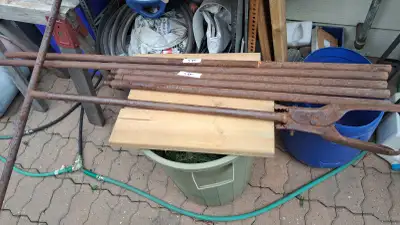 Steel fence pole auger come with extensions, View more