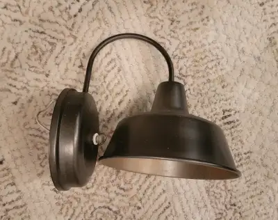 Retro black wall lamp, View more