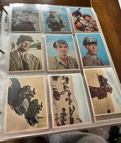 FOR SALE: Complete set of 1966 RAT PATROL gum cards...very nice! Seee photos! Call 289-522-0810 in B...