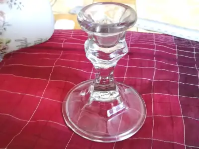 VINTAGE CRYSTAL CANDLE STICK, View more