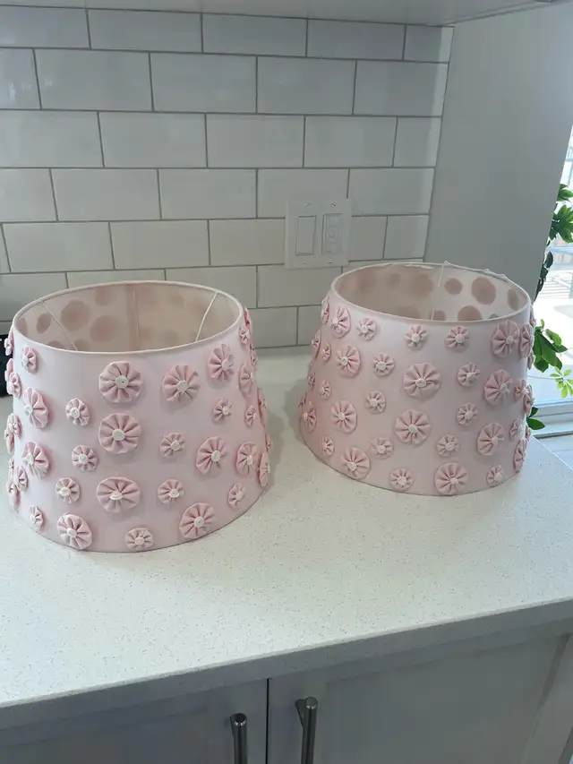 Girls room lamp shades