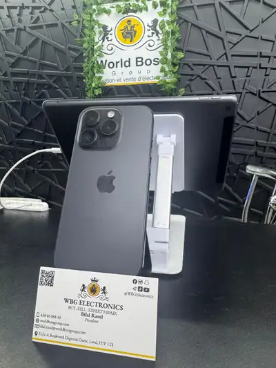 Iphone 15 Pro -128 GB-  Black, View more