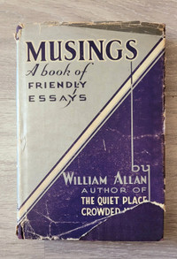 book - Musings - first edition