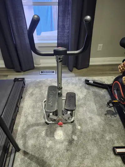 Sunny Health & Fitness Stair Stepper Machine w Handlebar, View more