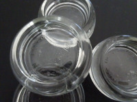 Vintage Clear Glass Coasters