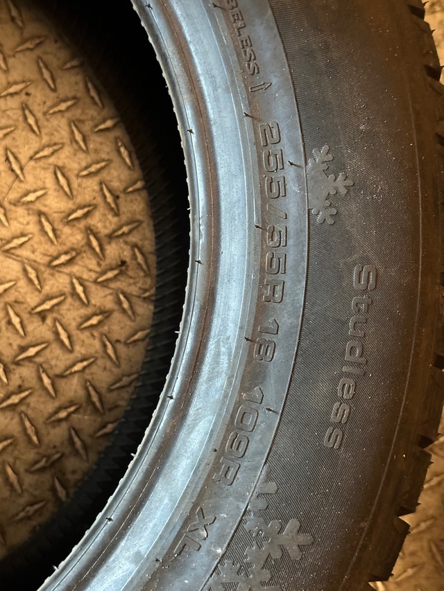 255/55R18: 2 Kumho winter tires (brand new) in Tires & Rims in Markham / York Region - Image 2
