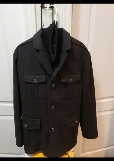 DANIER LEATHER MENS PEACOAT JACKET FOR SALE! $200 EACH O.B.O, View more