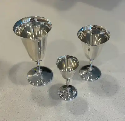 Silver goblets: Primrose EP Brass from Birks Canada, View more