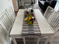 IKEA dining table + chairs