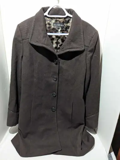 Wool/ polyester coat lined size large by Marcona, View more