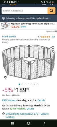 Evenflo play space for babies and dogs