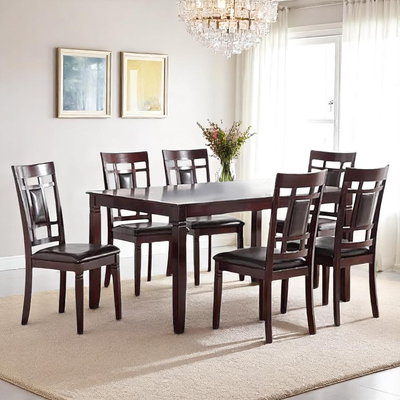New Rustic Style Wooden Dining Table Set At Hot Sale, View more