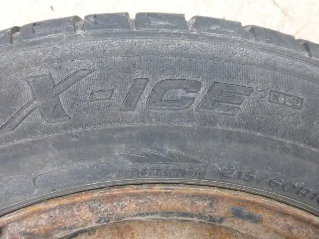 Michelin 215 60 R16 Winter - Mounted on Rims - 2 Tires only in Tires & Rims in City of Toronto - Image 4