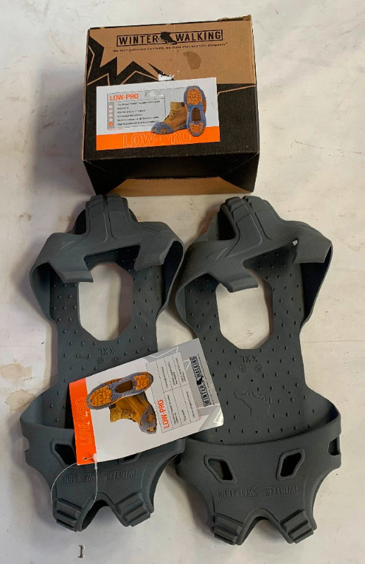 Winter Walking Low-Pro Traction Ice Cleats (new in box) in Men's Shoes in Strathcona County