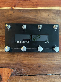 Morningstar MC8 Midi Controller Pedal with 4 Barefoot Buttons