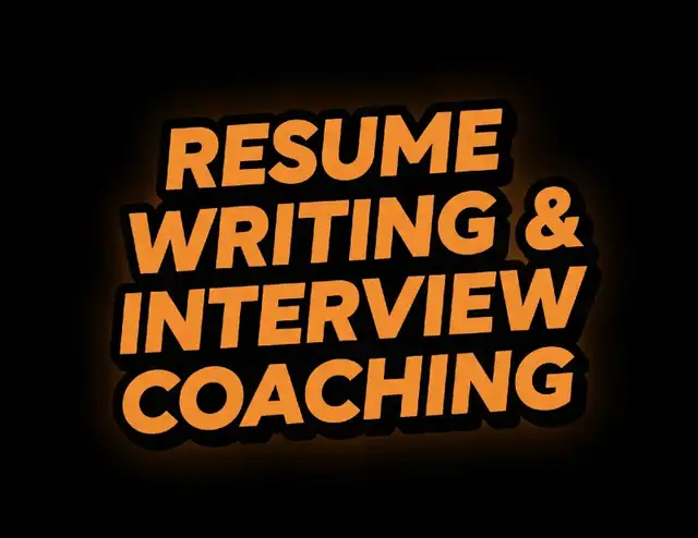 Resume Writing & Interview Coaching – Get Hired!64523626133122120