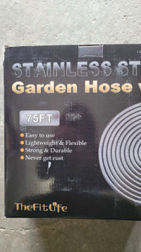 Steel garden hose  75feet