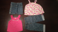 Gymboree 4-piece ladybug summer collection in size 4/5T