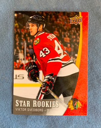 2015-16 Viktor Svedberg #22 Upper Deck NHL Star Rookies