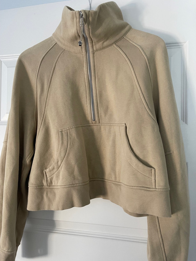 Lululemon - Scuba Oversized Funnel-Neck Half Zip Size M/L in Women's - Tops & Outerwear in Oakville / Halton Region