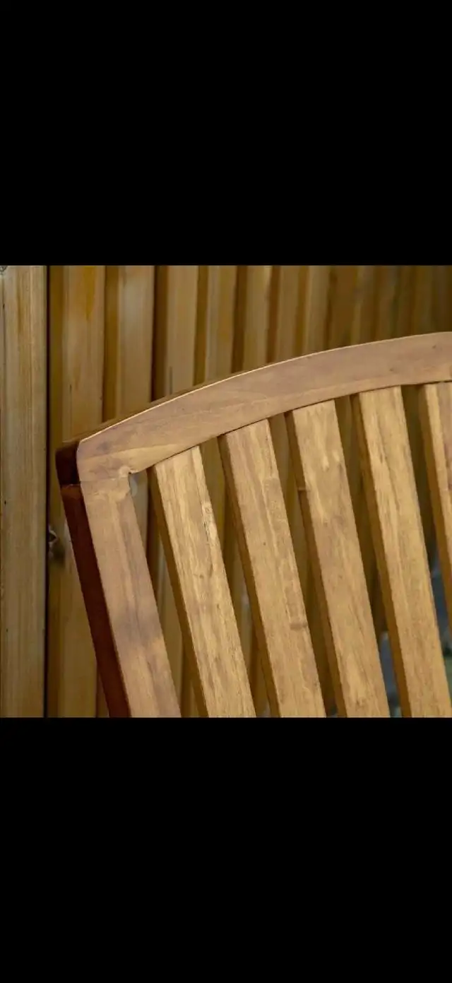 Wooden Rocking Chair, Fade-Resistant Patio Rocker Chair in Patio & Garden Furniture in Markham / York Region - Image 9