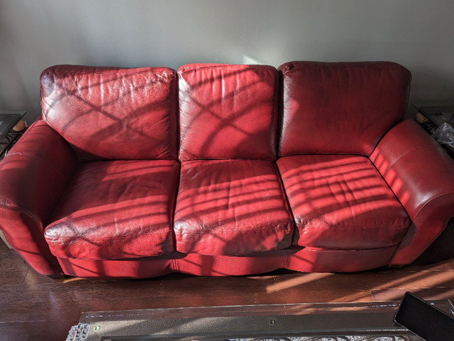 Premium Leather Sofa & Loveseat in Couches & Futons in Hamilton - Image 2