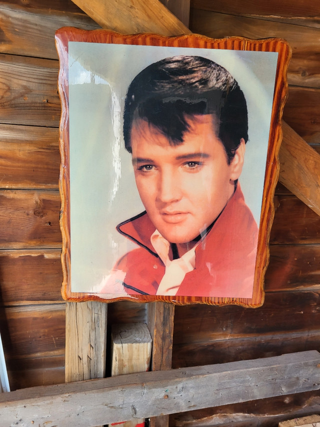 Elvis pic on wood for sale  in Arts & Collectibles in Sudbury - Image 2