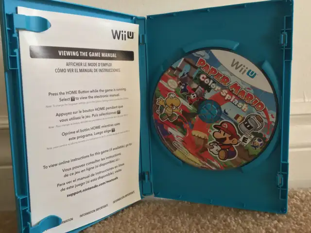 Nintendo Paper Mario: Color Splash - Wii U in Nintendo Wii U in Markham / York Region - Image 4