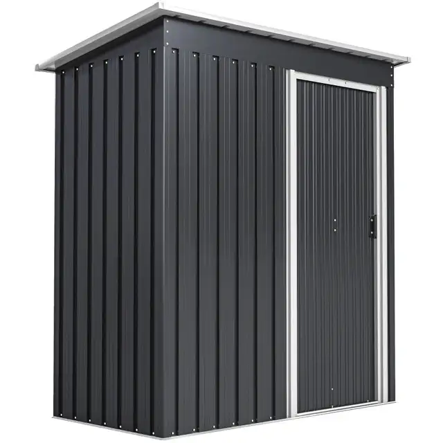 5 x 3 FT Outdoor Storage Shed with Sliding Door and Sloped Roof in Outdoor Tools & Storage in Markham / York Region - Image 11