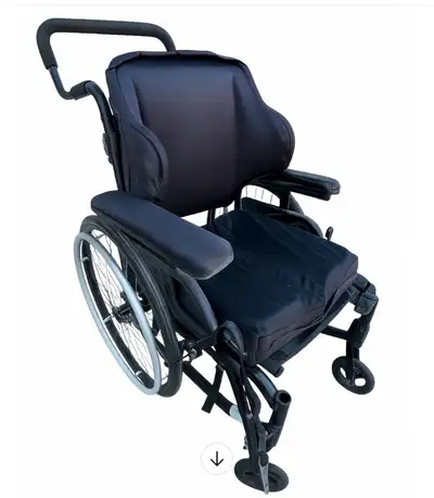 MOVE lightweight wheelchair with table & footrest, View more