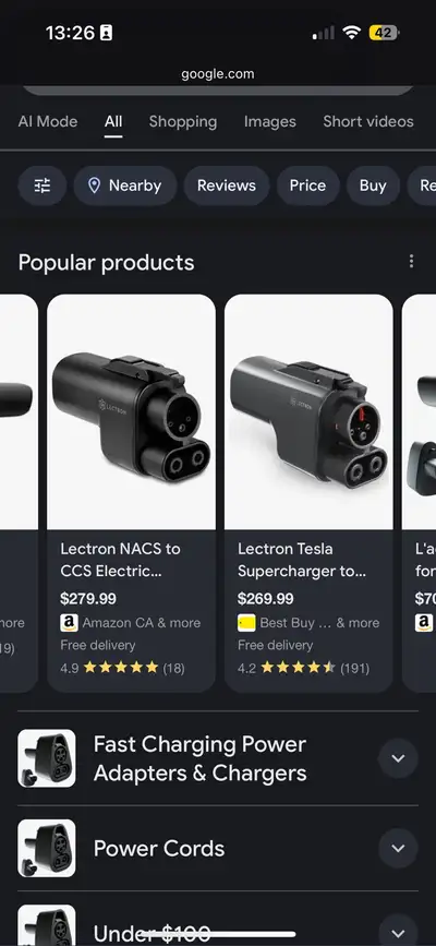 I'm selling a NACS TSL to CCS1 Electric Vehicle Supercharge Adapter! It's brand new and comes with t...