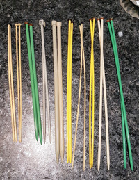 $4. For all 10 pairs,  KNITTING NEEDLES
