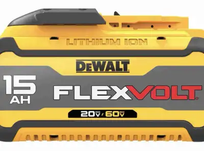 DEWALT 20V/60V MAX FLEXVOLT 15.0 AH Battery, View more