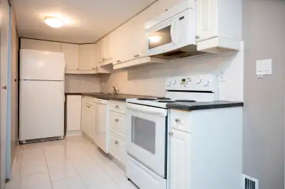 Available now. Own driveway, private front yard and legal – lower level two bedrooms plus an upper l...