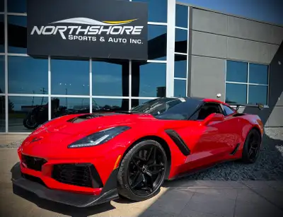 2019 Corvette ZR1 3ZR with 19,500 kms 7-speed Manual Transmission 755 HP and 715 lb - ft of torque S...