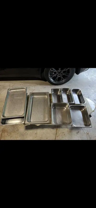 Stainless steel trays, View more