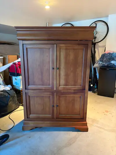 Wooden Entertainment Cabinet, View more