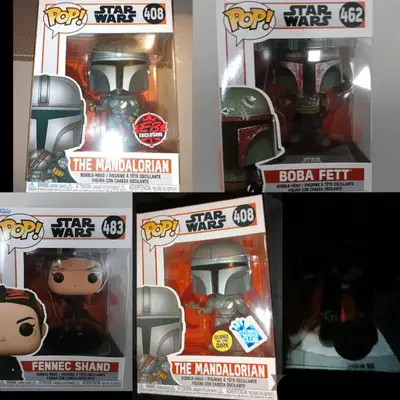 The Mandalorian 4 Pck | Star Wars Funko POP!, View more