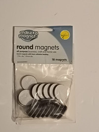 Magnet - MagnaCard foam round Magnet (144 magnets for $25)