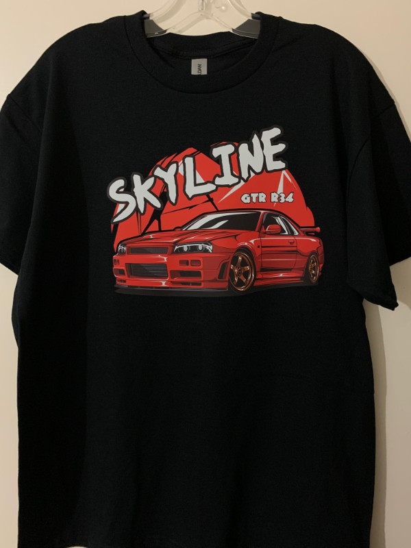 Nissan Skyline GTR R34 Shirt, used for sale  