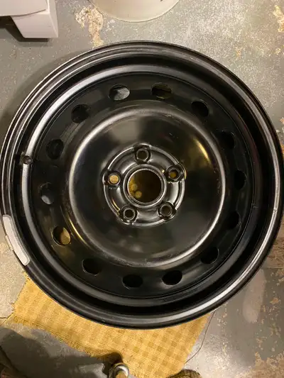 1x RSSW Steel Rim 17" 5x112 Center Bore 57.1. Jante Steel Wheel. Roue en Acier 17 Like New. Used und...