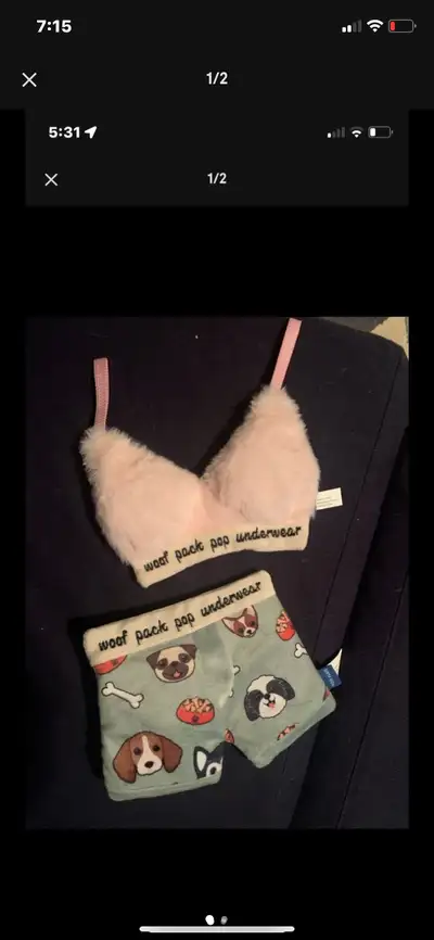  Woof Plays Underwear Dog Toy Set, View more