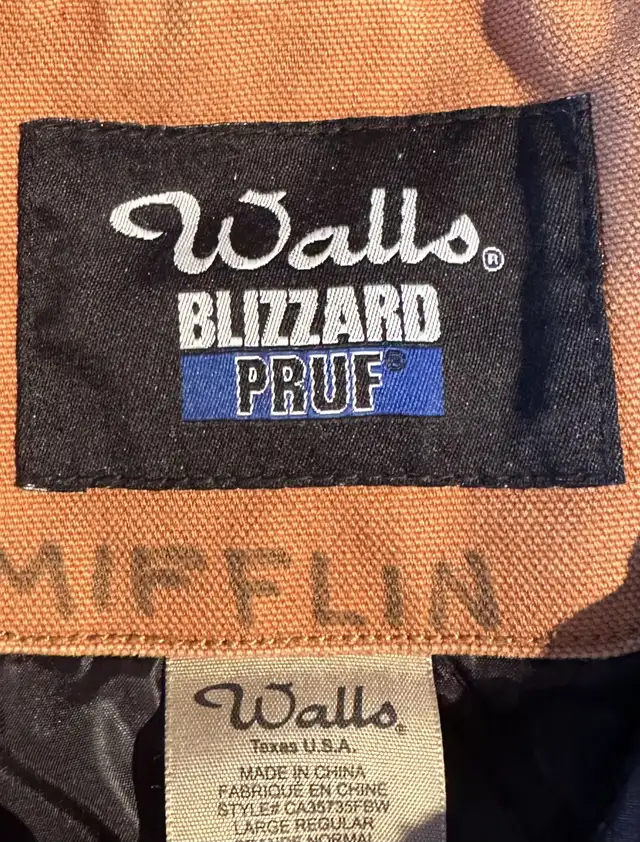 [Vintage] Walls Blizzard Pruf Carhartt Style Work Jacket - XL in Men's in Calgary - Image 6